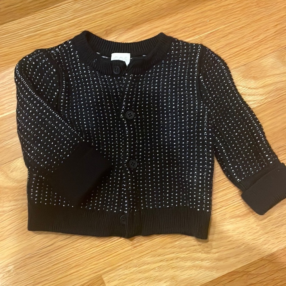 COS Black and White Kids Sweater